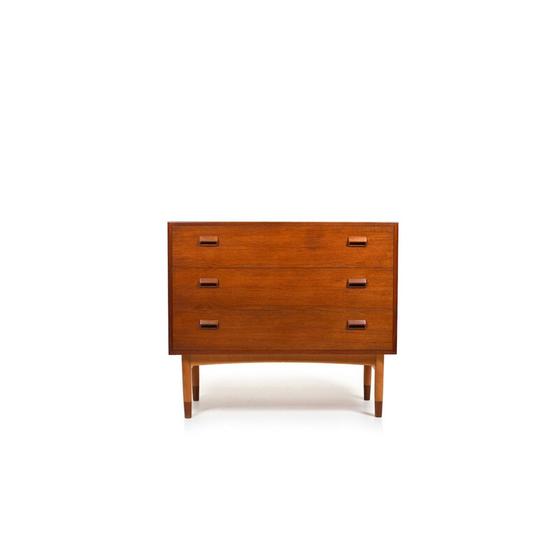 Vintage teak dressing table by Børge Mogensen for Søborg Møbelfabrik, 1950s