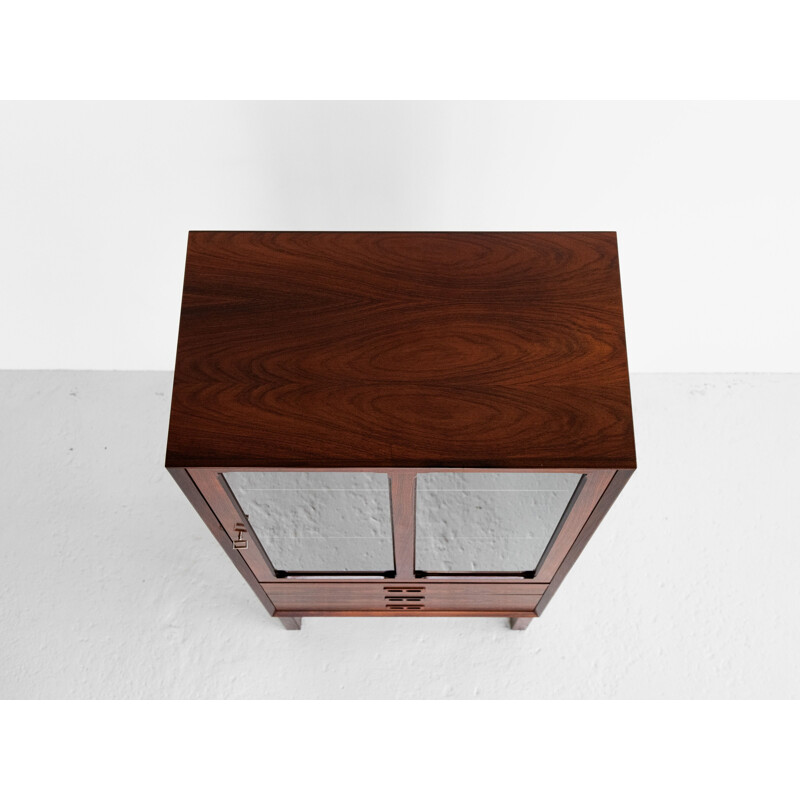 Mid century Danish display cabinet in rosewood by Brouer, 1960s