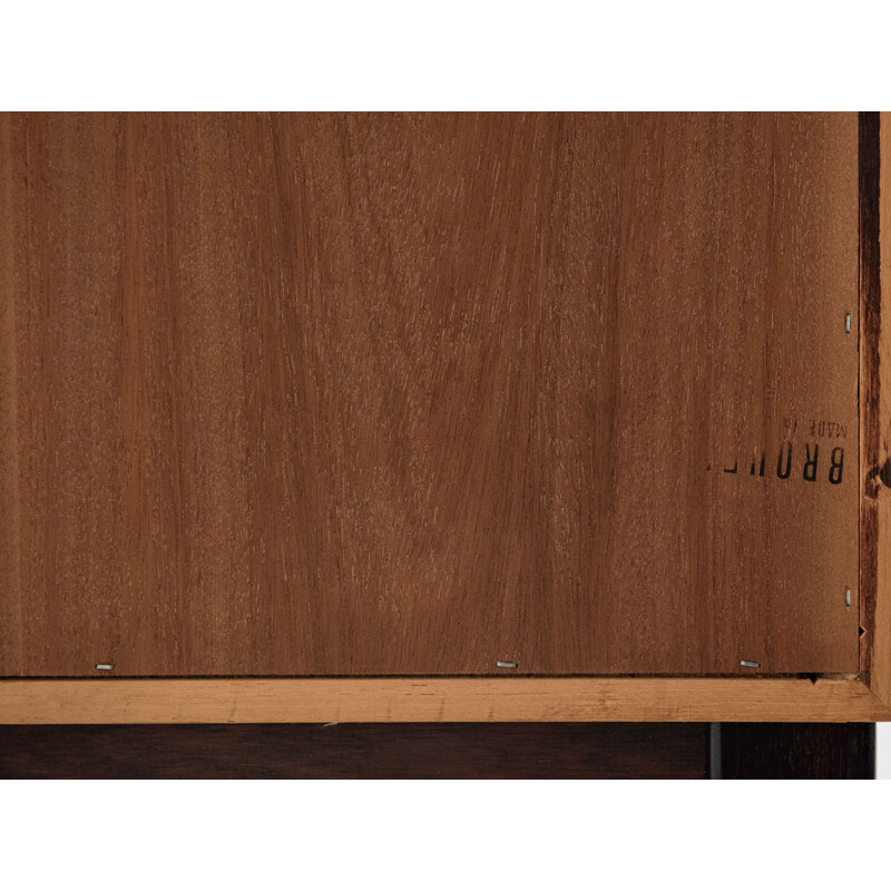 Mid century Danish display cabinet in rosewood by Brouer, 1960s