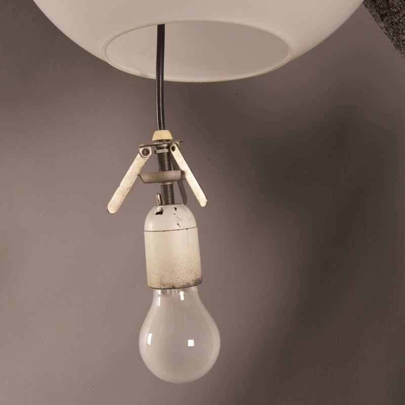 Louis Poulsen white "Satellite"pendant light, Vilhelm WOHLERT - 1950s