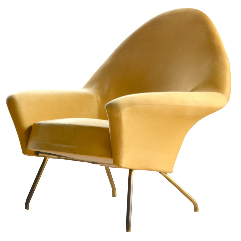 Vintage armchair, Joseph-André MOTTE - 1950s