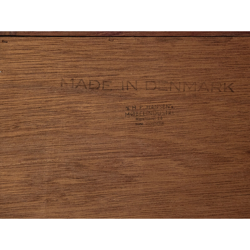 Mid century Danish sideboard in teak by Hp Hansen, 1960s