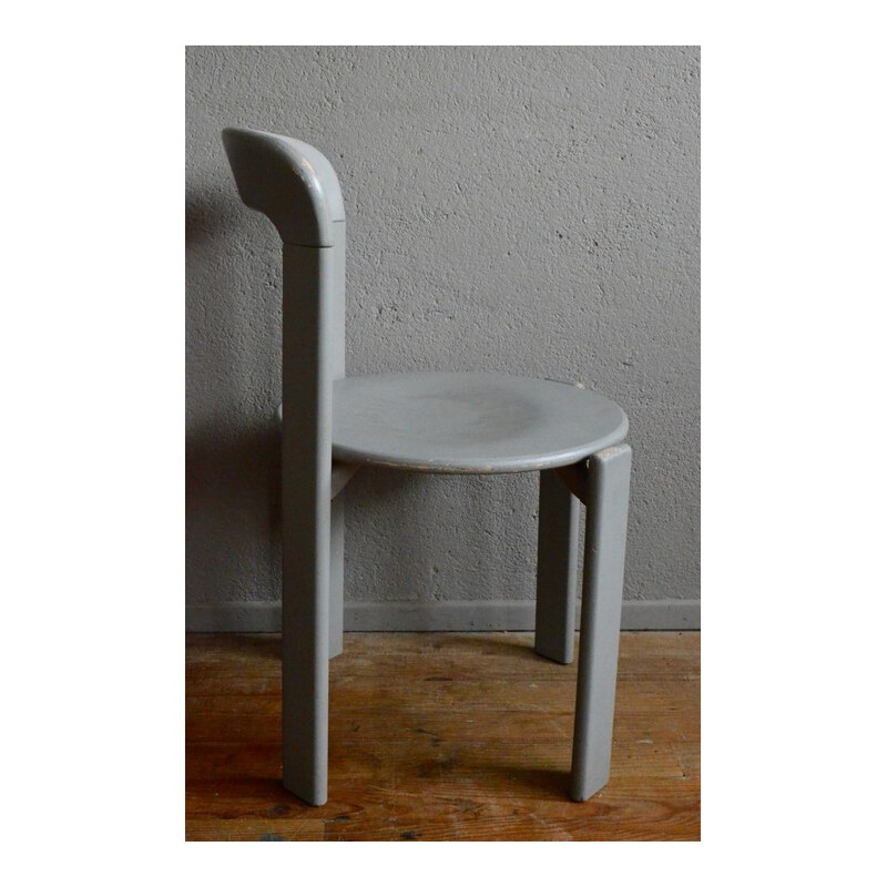 Set of 4 vintage Dietiker chairs, Brunno REY - 1970s