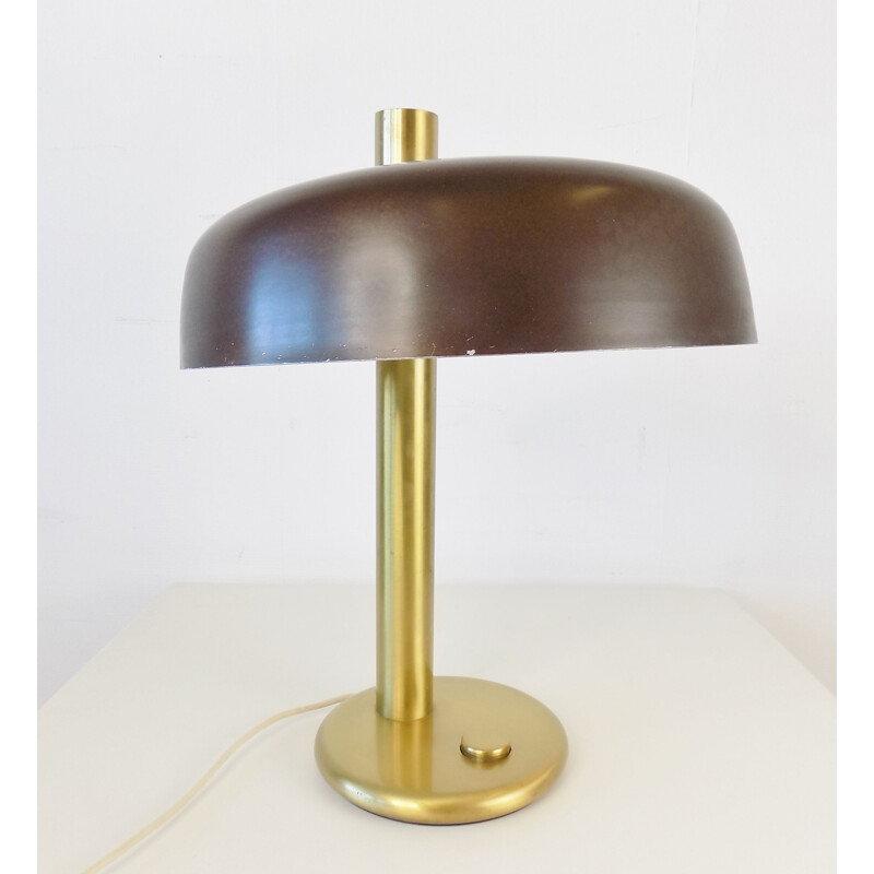 Vintage Hillebrand 7603 table lamp by Heinz Fw Stahl