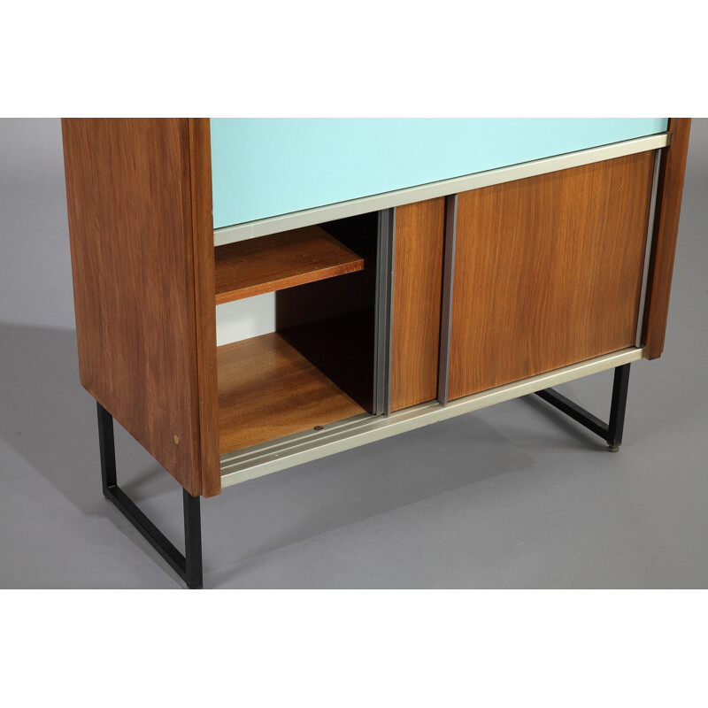 Mid century EFA bookcase with secretary, Georges FRYDMAN - 1950s