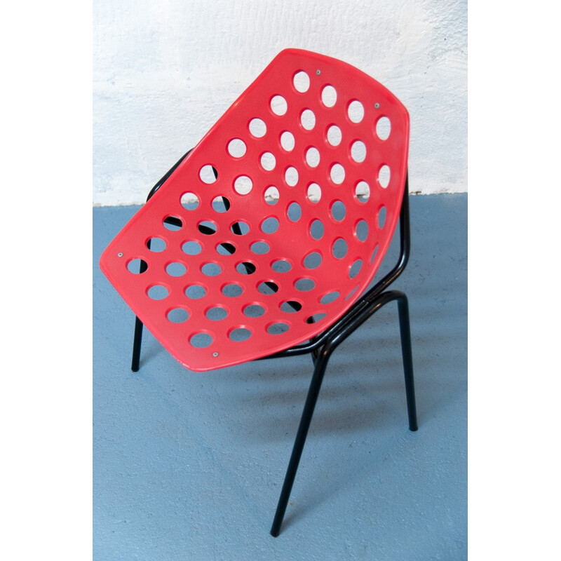 Meurop "Deauville" chair, Pierre GUARICHE - 1960s