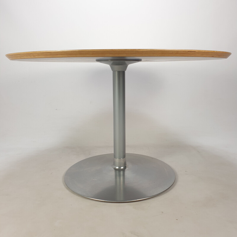 Vintage round dining table by Pierre Paulin for Artifort, 1960