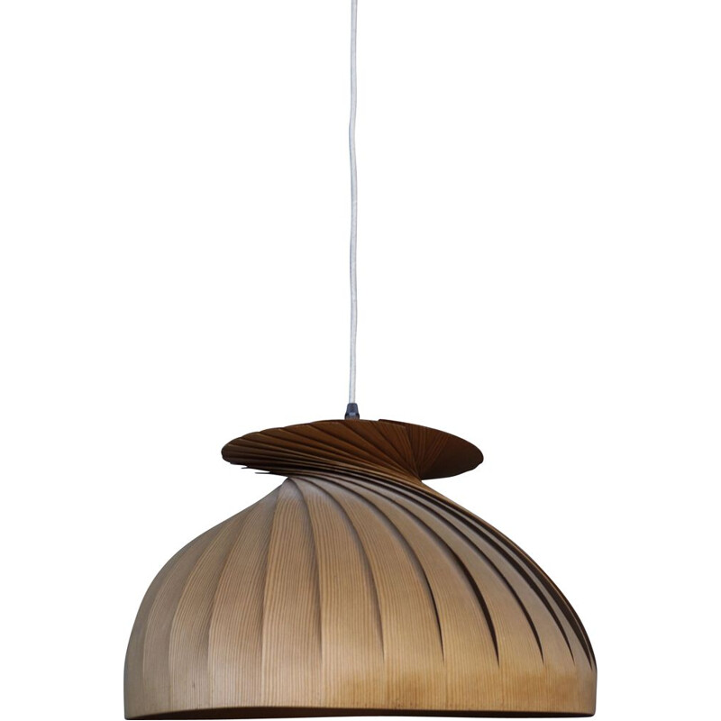 Mid-century Slatted pendant lamp by Hans Agne Jakobsson for Ellysett Markaryd