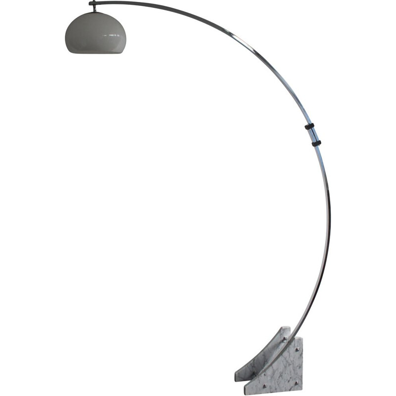 Vintage Arc floor lamp by Harvey Guzzini, Italy 1970