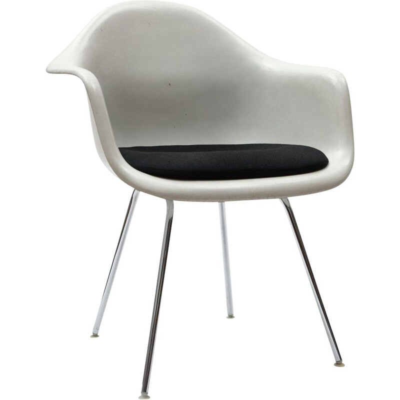 Vintage Dax fiberglass armchair by Charles & Ray Eames