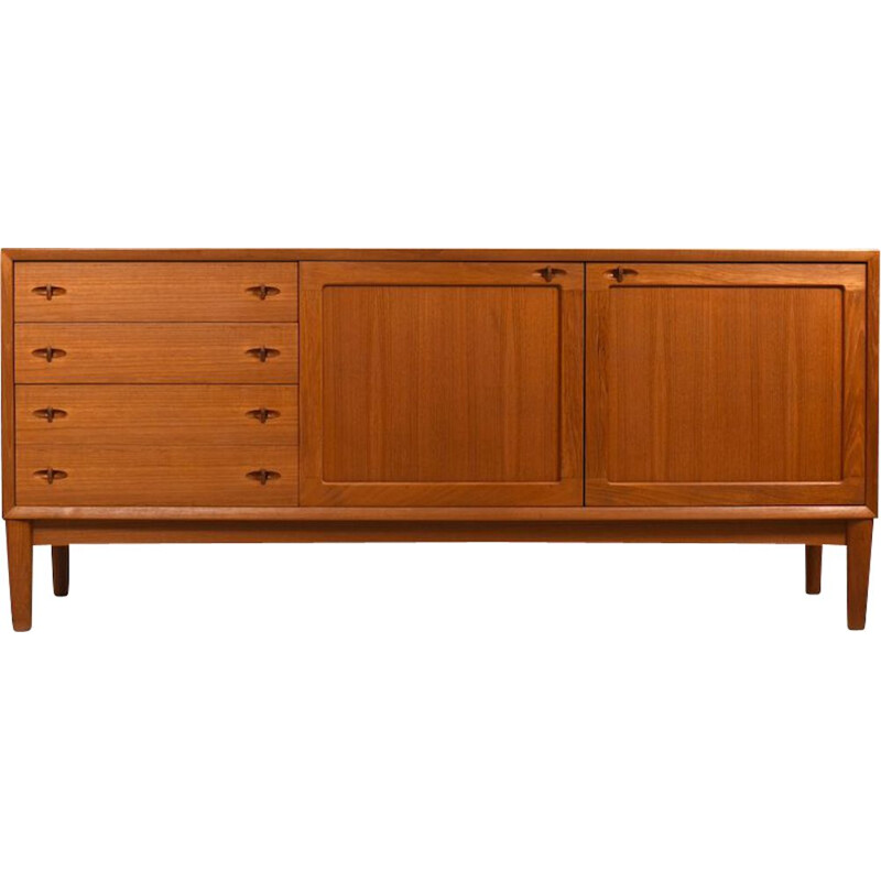 Danish vintage teak sideboard by H.W. Klein for Bramin, 1960s