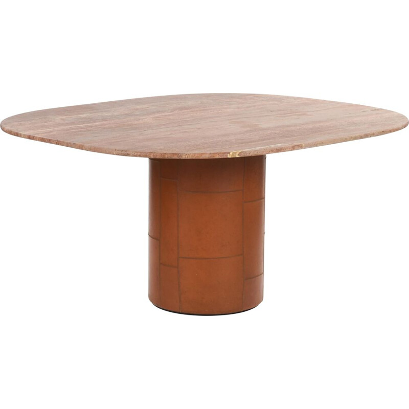 Table vintage en cuir