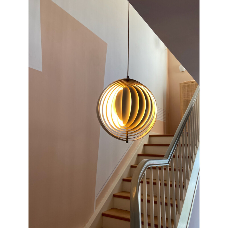 Vintage moon pendant lamp by Verner Panton for Louis Poulsen, Denmark 1960s