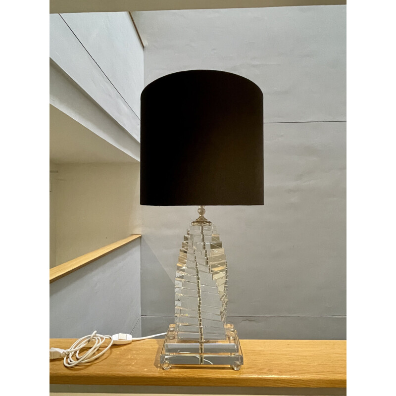 Vintage tafellamp van Karl Springer, 1980