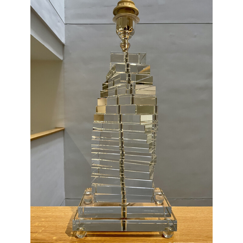 Lampe de table vintage par Karl Springer, 1980