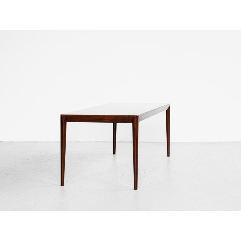 Mesa de café Vintage Rosewood por Erik Riisager Hansen para Haslev, Dinamarca 1960