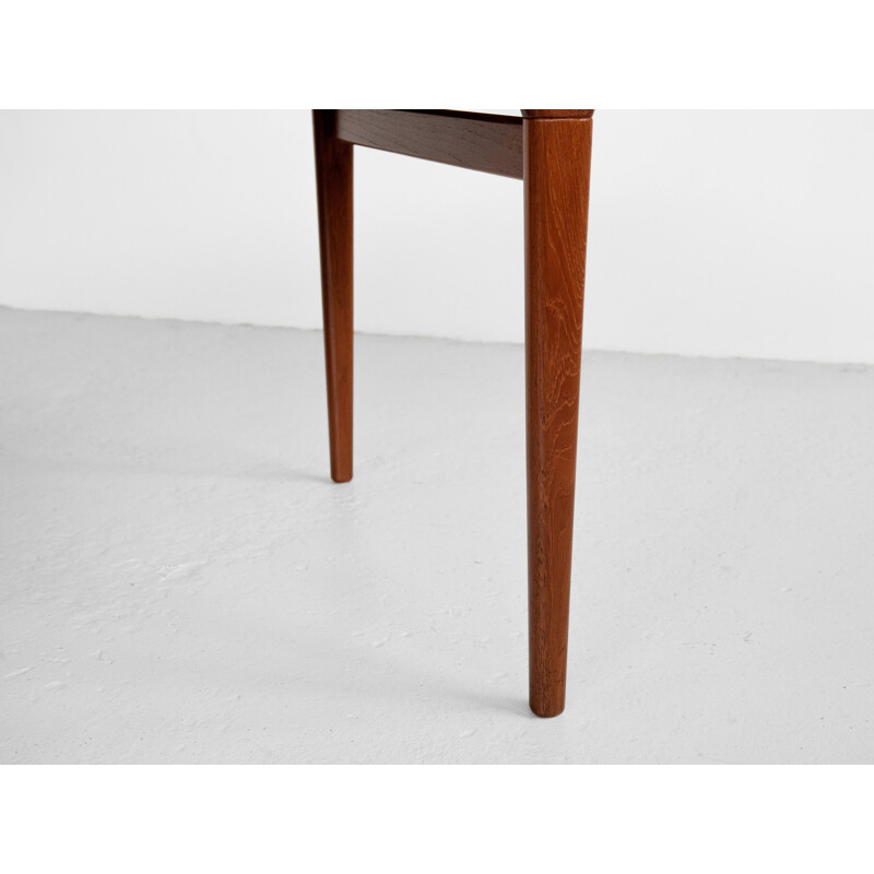 Vintage Deense teakhouten tafel van Johannes Andersen, 1960