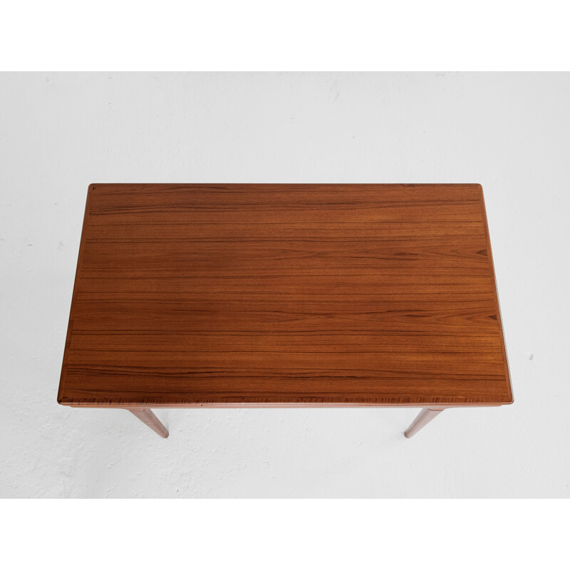 Mid century Danish extendable dining table in teak by Johannes Andersen, 1960s