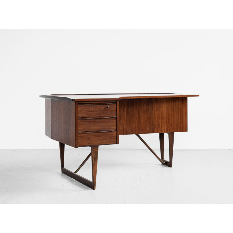 Mid century Danish Boomerang desk in rosewood by Peter Løvig Nielsen, 1960s
