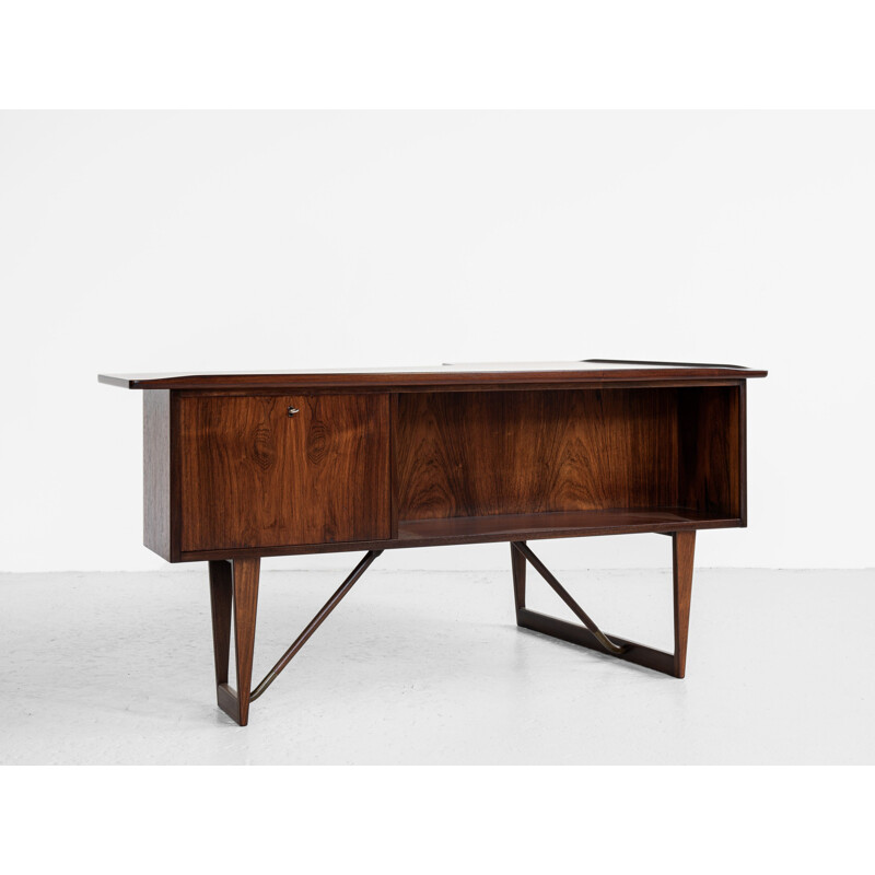 Mid century Danish Boomerang desk in rosewood by Peter Løvig Nielsen, 1960s