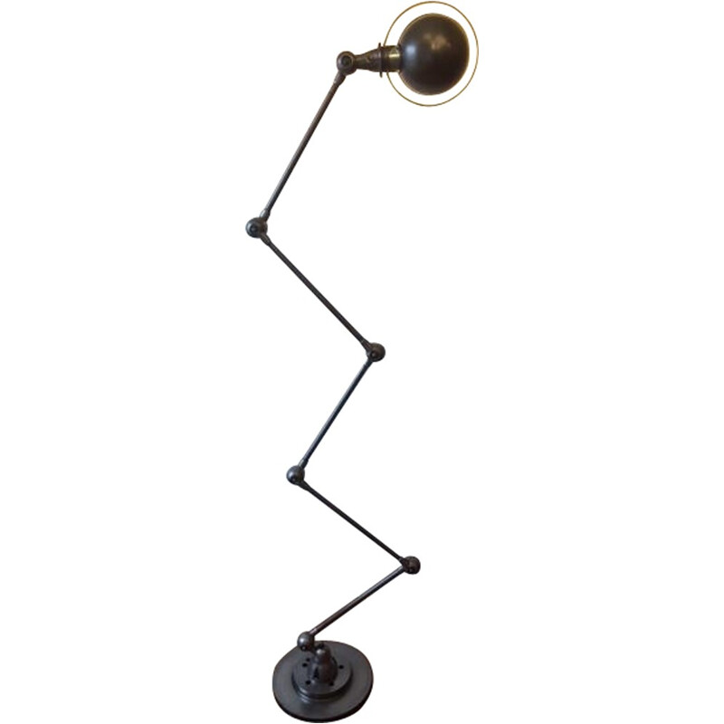 Mid century Jieldé 5-armed lamp, Jean-Louis DOMECQ - 1950s