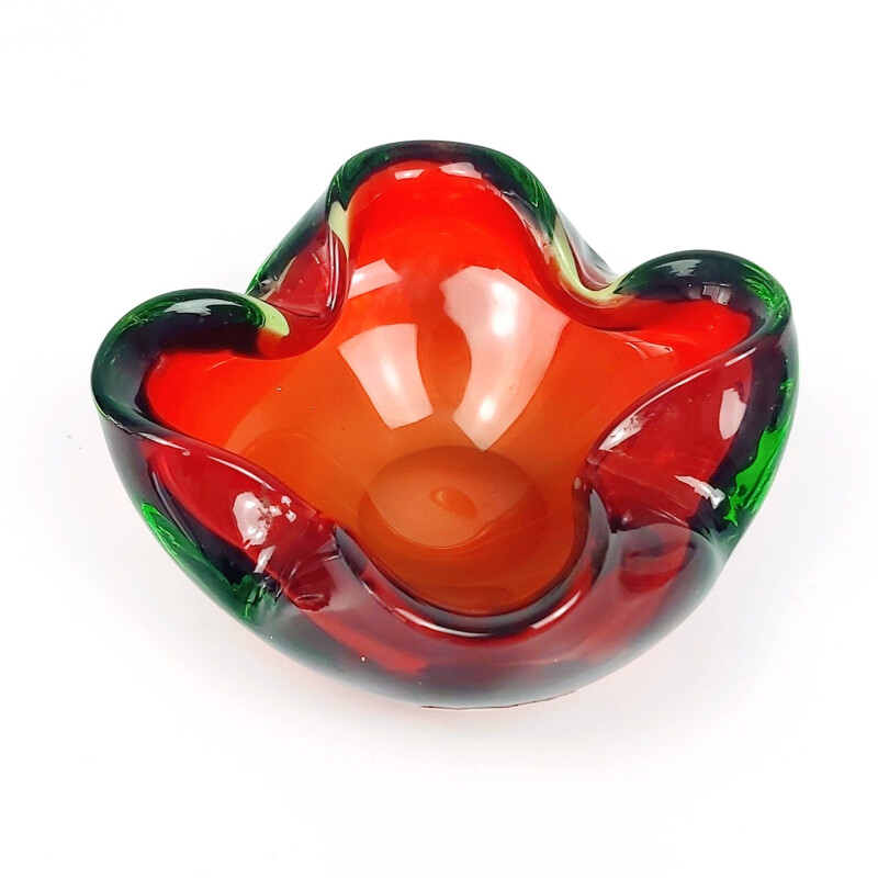 Mid-century Murano glass ashtray, Italy 1960s