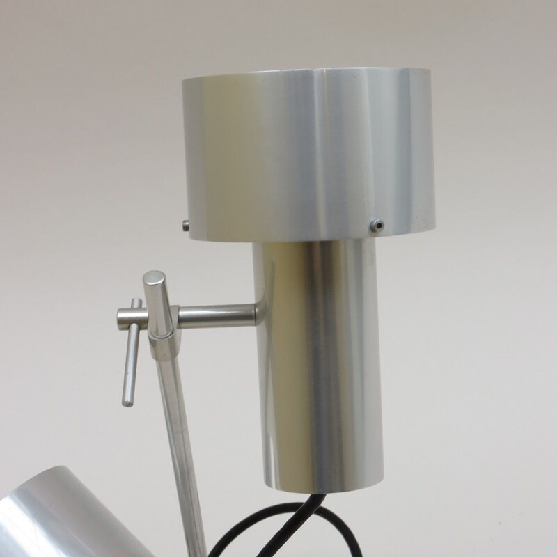 Vintage aluminium ceiling lamp by Peter Nelsen, 1960s