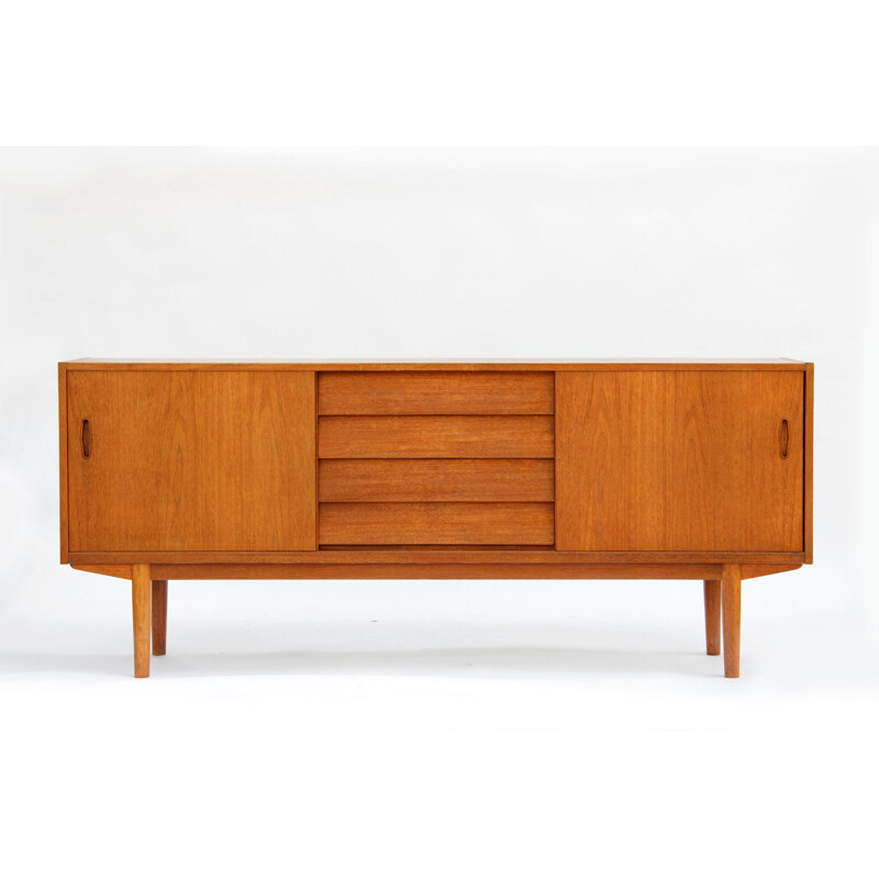 Vintage Trio teak sideboard by Nils Jonsson for Hugo Troeds Bjarnum, 1960s