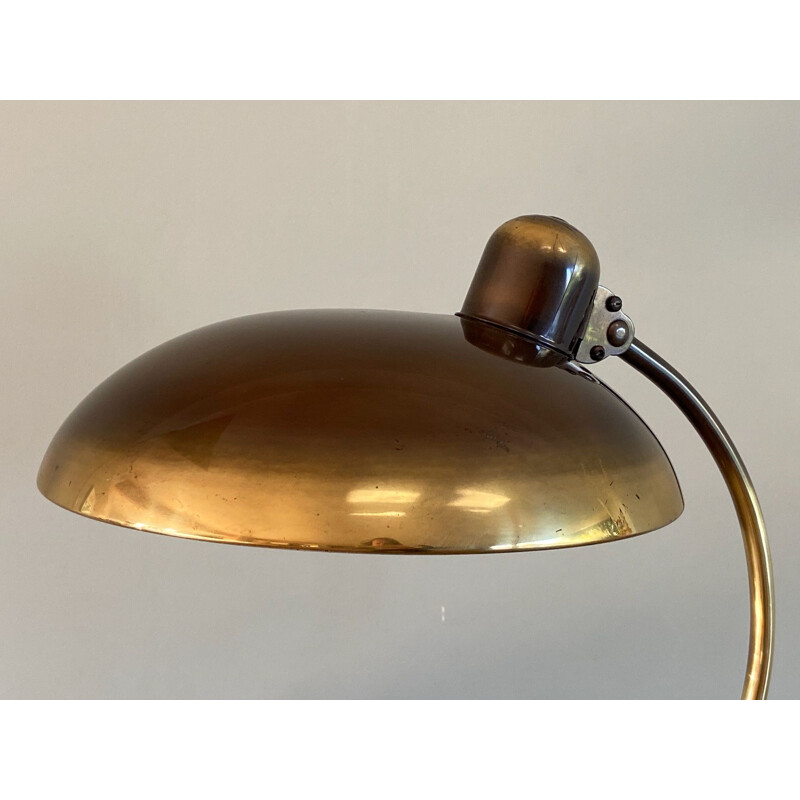 Vintage brass table lamp 6631 by Christian Dell for Kaiser Idell, Germany