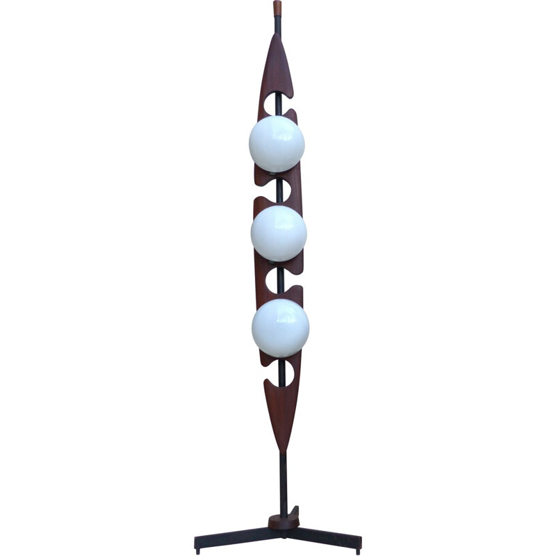 Reggiani floorlamp in teak - 1960s