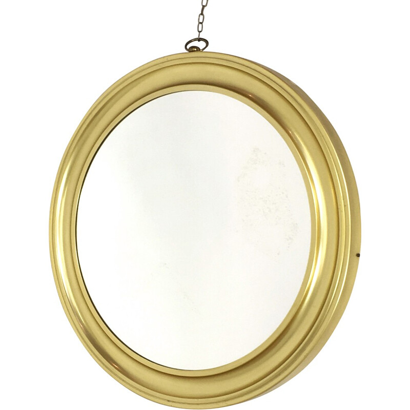 Large golden mirror - 1970s