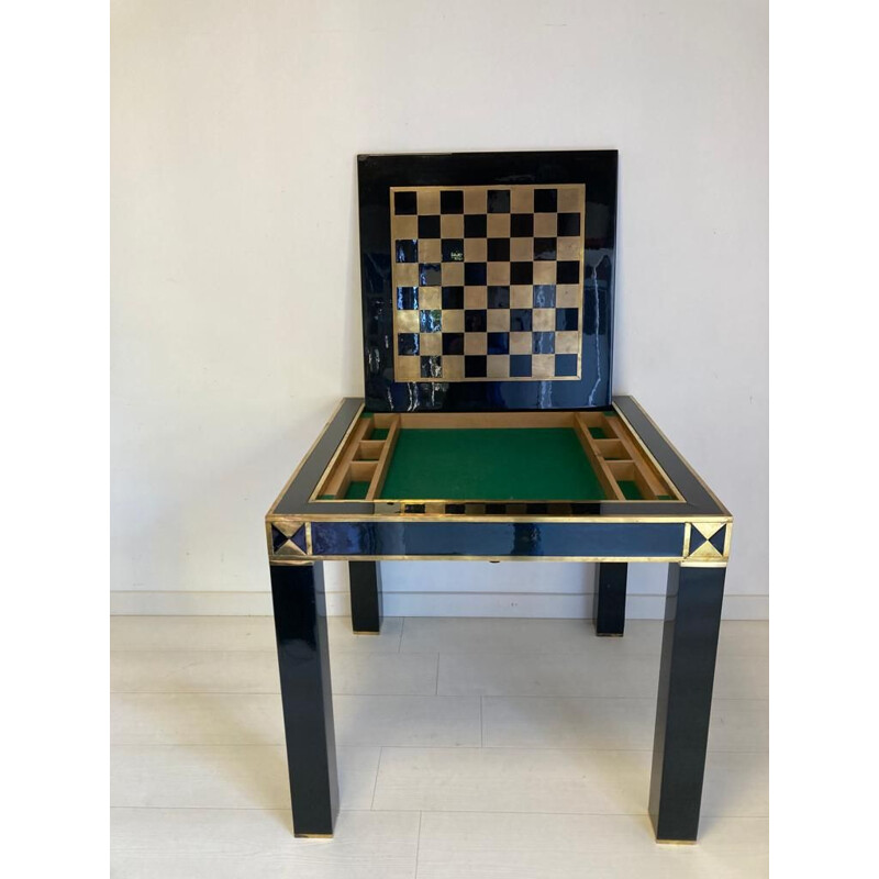 Vintage game table by Jean Claude Mahey, 1970