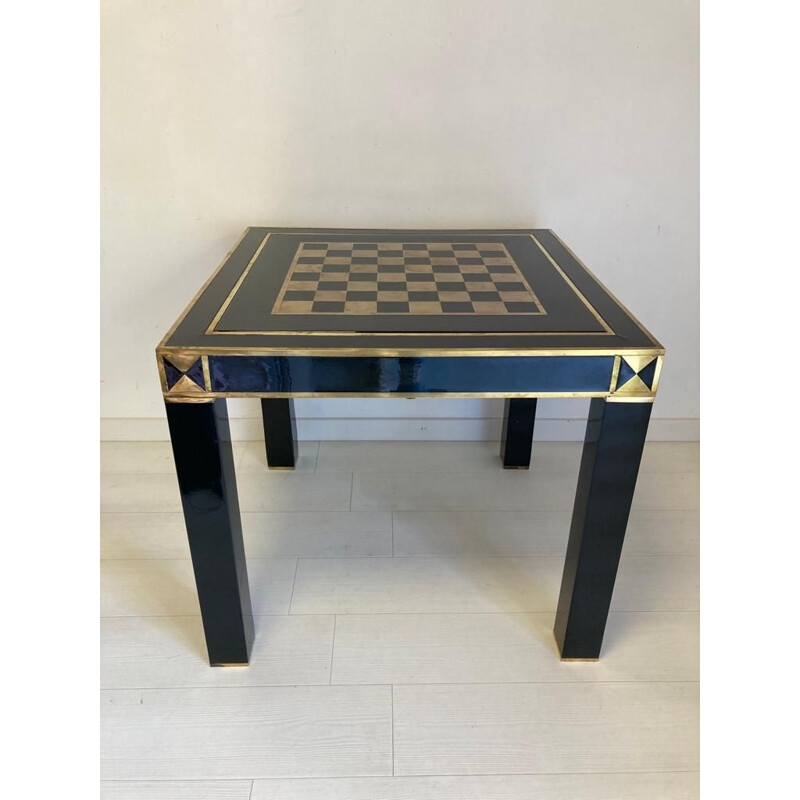 Vintage game table by Jean Claude Mahey, 1970