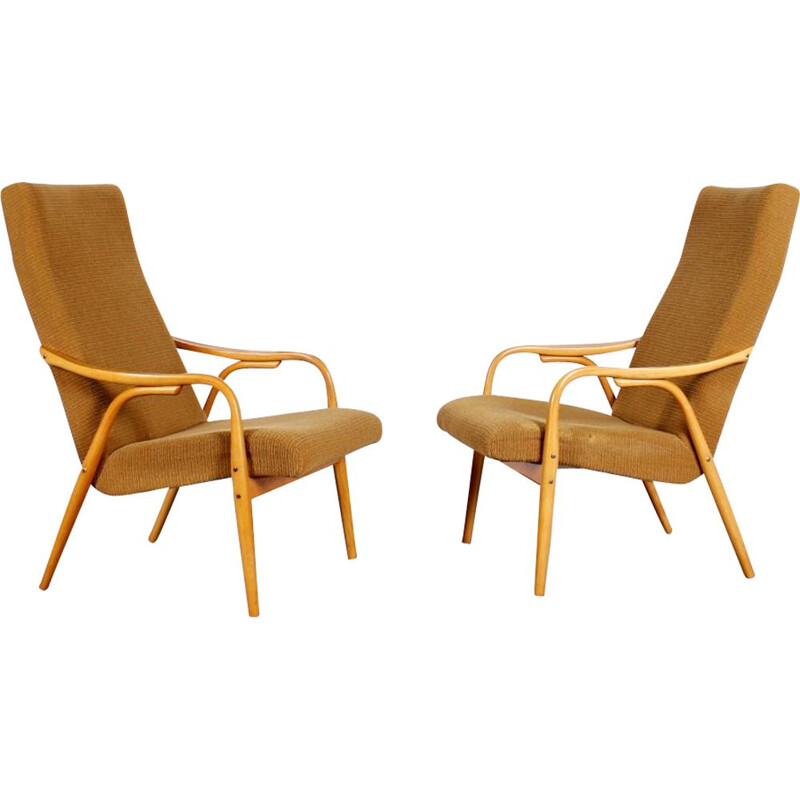 Pareja de sillones vintage de Ton