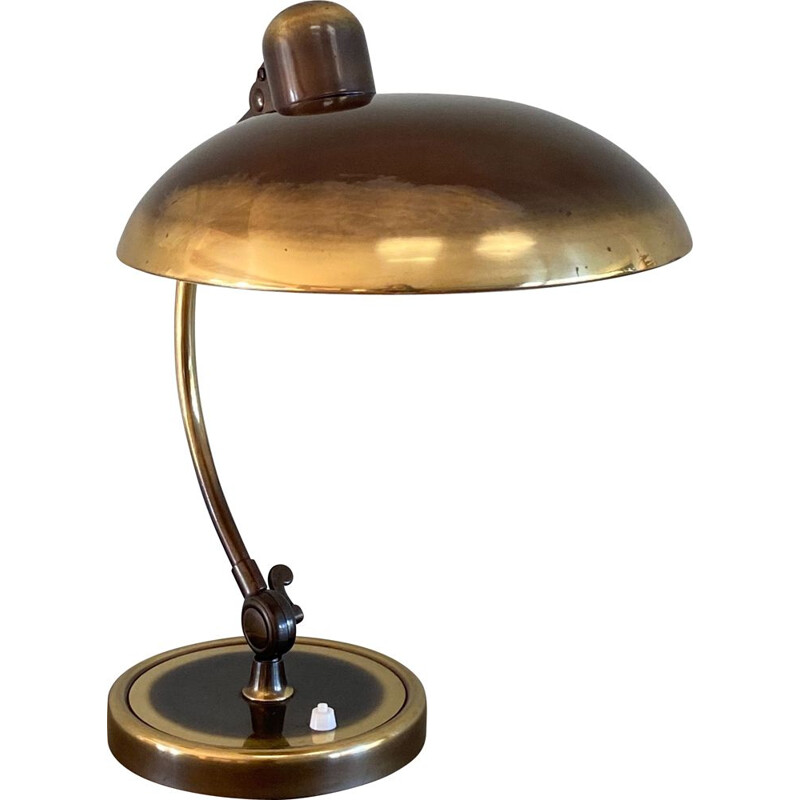 Vintage brass table lamp 6631 by Christian Dell for Kaiser Idell, Germany