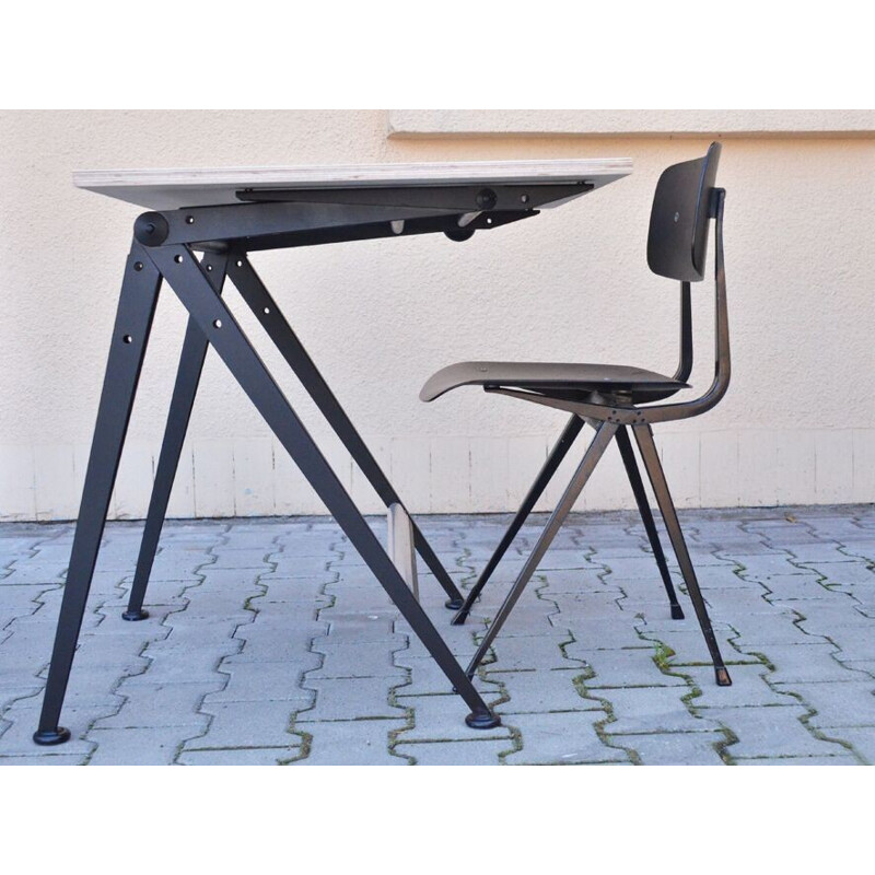 Mid century drawing desk, Friso KRAMER & Wim RIETVELD - 1950s