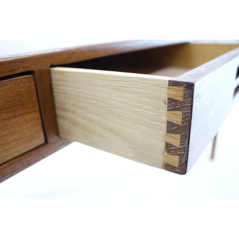 Vintage teak writing desk by Nanna Ditzel for Søren Willadsen, Denmark 1960s