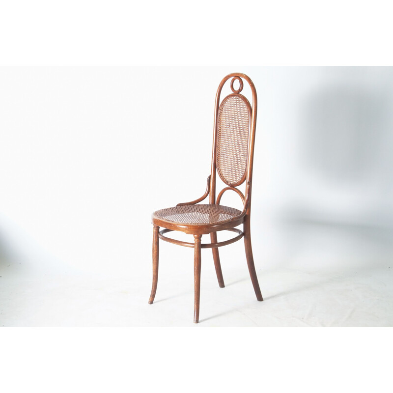 Set of 3 vintage "Long John" chairs by Thonet, 1860s