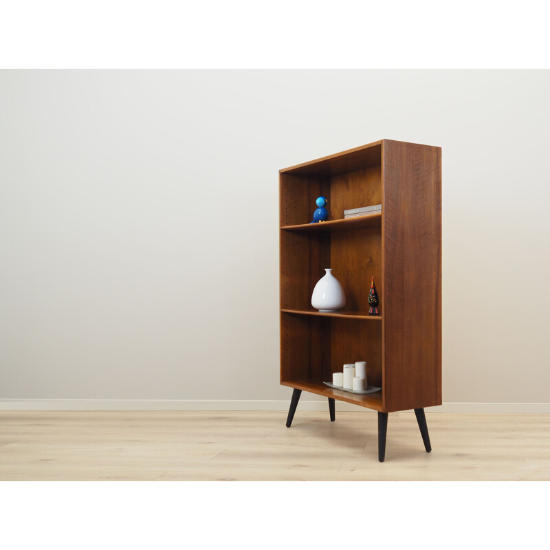 Vintage walnut bookcase by Borge Mogensen, Denmark 1960