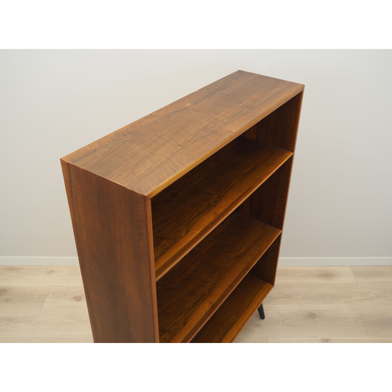 Vintage walnut bookcase by Borge Mogensen, Denmark 1960