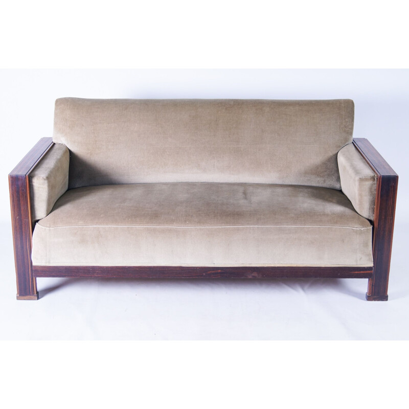 Vintage 2-seater Art Deco sofa by Cor Alons, Netherlands 1929s