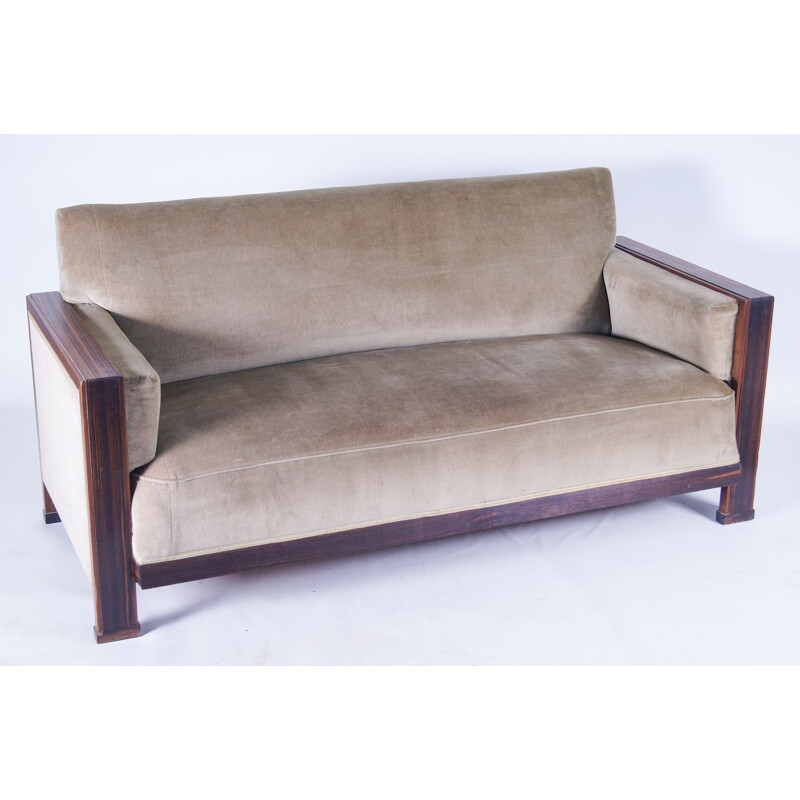 Vintage 2-seater Art Deco sofa by Cor Alons, Netherlands 1929s