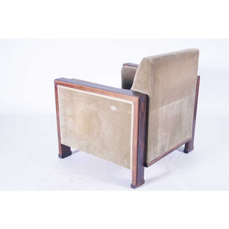 Vintage Art Deco The Hague School armchair by Cor Alons, Netherlands 1929