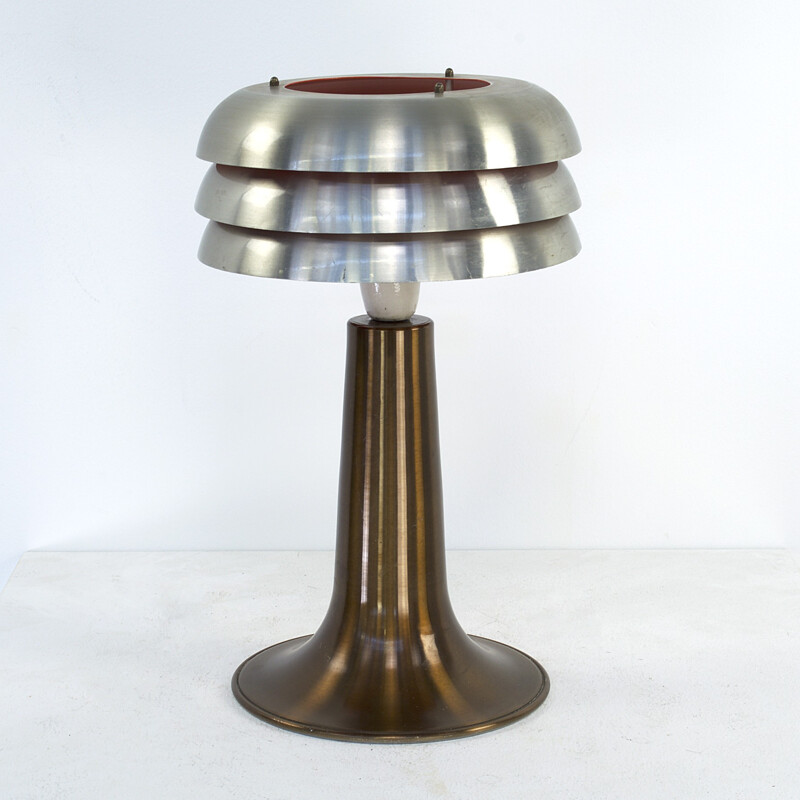 Lampe de table "BN-25" Markyard en aluminium et cuivre, Hans Agne JAKOBSSON - 1960