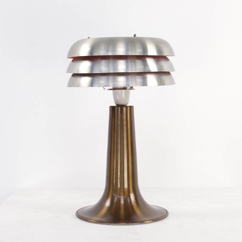 Lampe de table "BN-25" Markyard en aluminium et cuivre, Hans Agne JAKOBSSON - 1960
