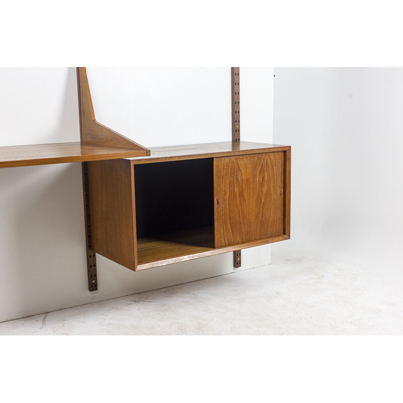 Royal System" vintage teak bookcase by Poul Cadovius for Cado, Denmark 1960