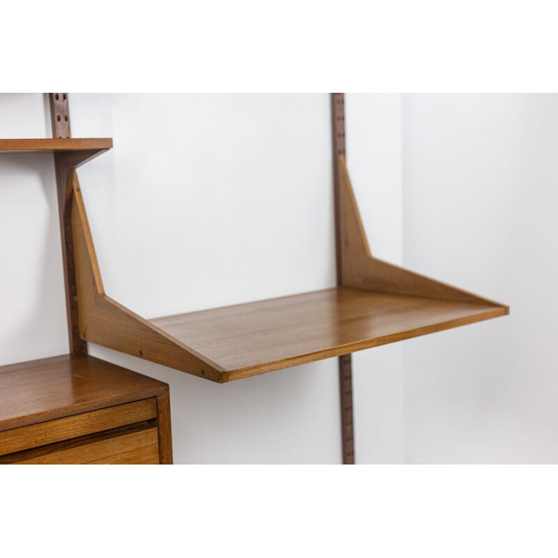 Royal System" vintage teak bookcase by Poul Cadovius for Cado, Denmark 1960