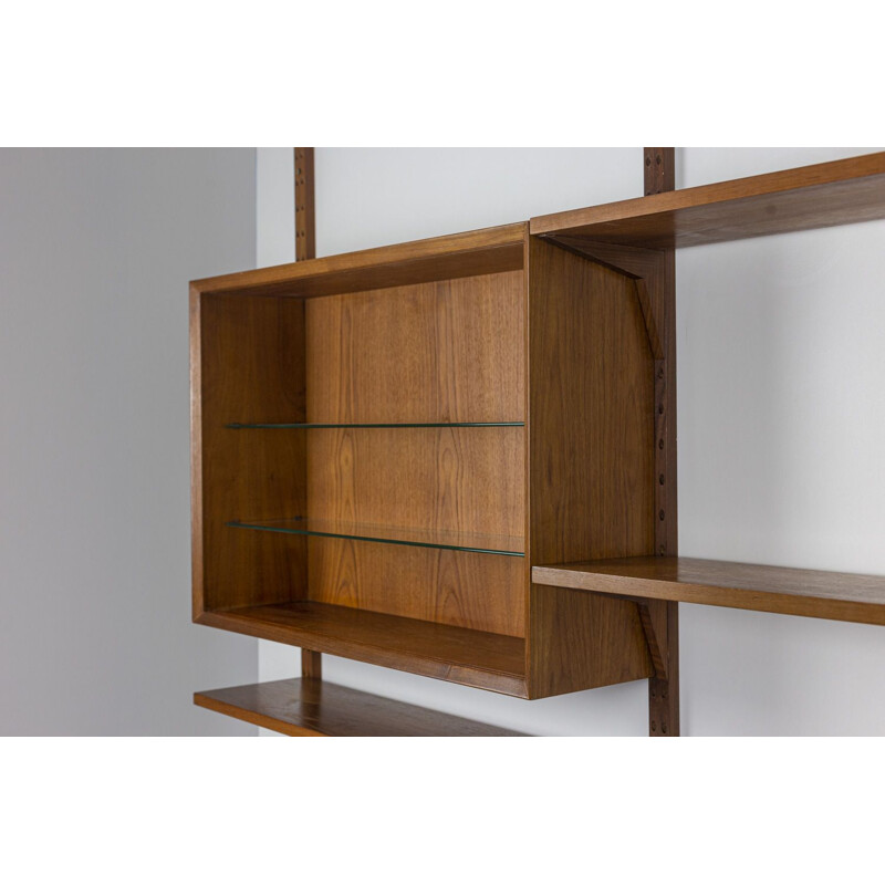 Royal System" vintage teak bookcase by Poul Cadovius for Cado, Denmark 1960