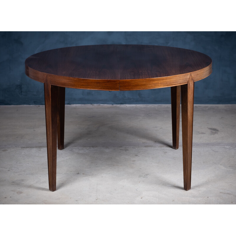 Mesa de extensão Vintage Rosewood de Severin Hansen para Haslev Møbelsnedkeri, Dinamarca 1960