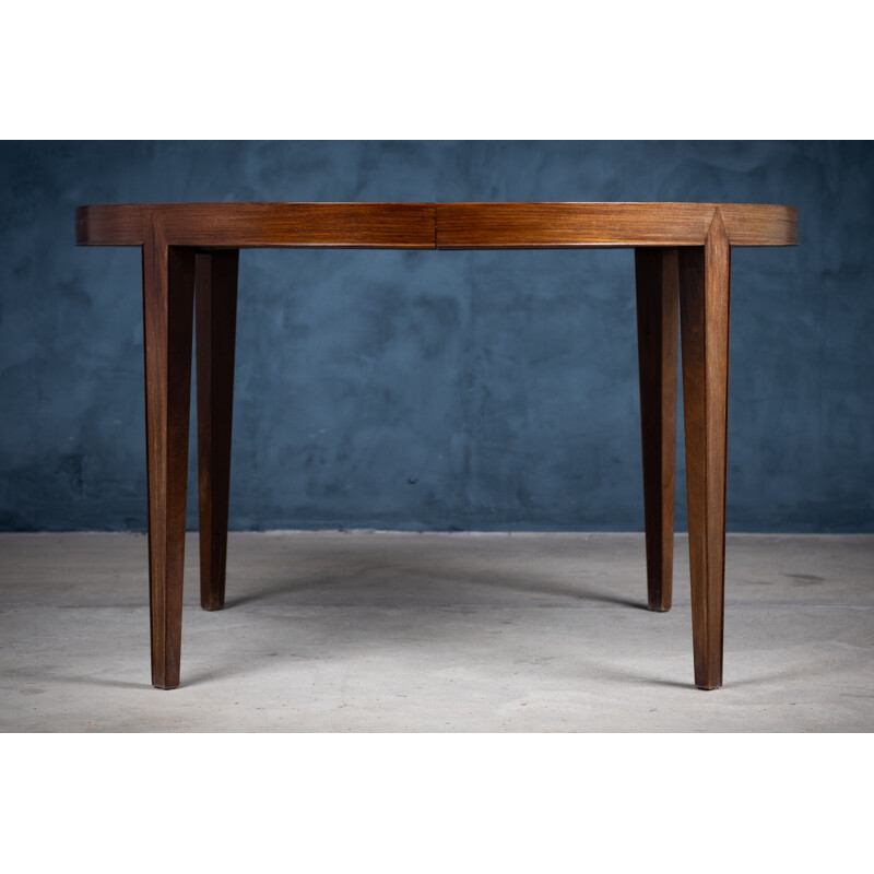 Mesa de extensão Vintage Rosewood de Severin Hansen para Haslev Møbelsnedkeri, Dinamarca 1960